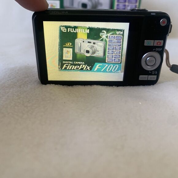 CASIO Digital Camera Mint Condition EXILIM EX-Z90 Black 12.1 MP Optical 3x Works - Picture 3 of 11